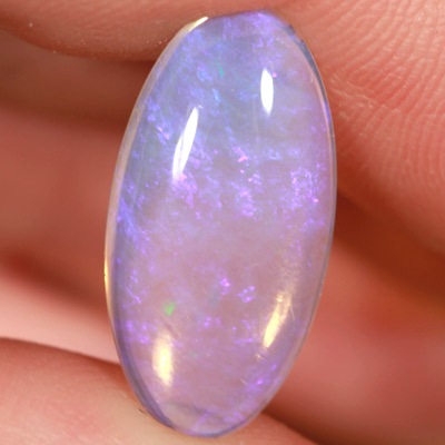 SOLID CRYSTAL OPAL Large opal with an even purple hue